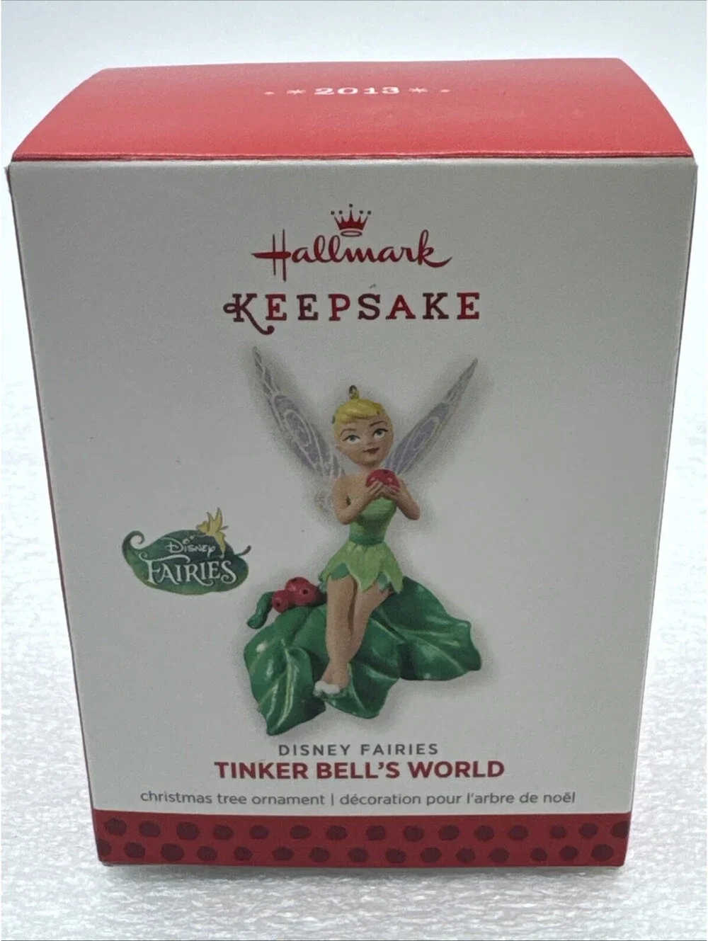 2013 Hallmark Disney Fairies Tinkerbell’s World Peter Pan New In Box Ornament